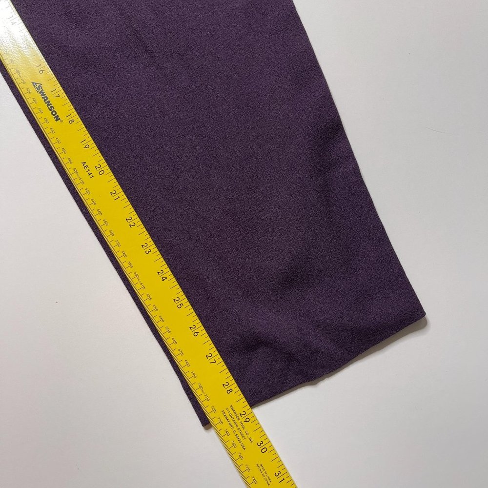 Ladies Purple Rayon 2pc Outfit Set Tank Top Pants - Picture 9 of 12